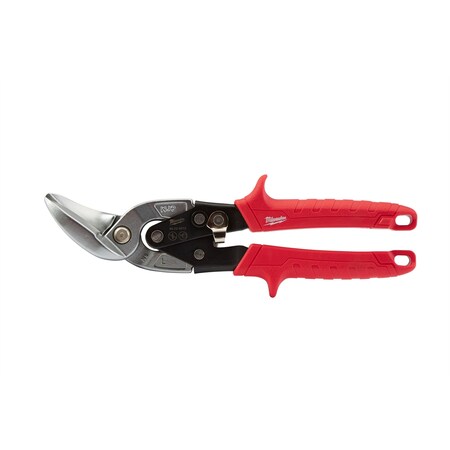 Milwaukee Tool MilwaukeeÂ® Left Cutting Offset Aviation Forged Blade Snips, up-to 22-gauge 48-22-4512
